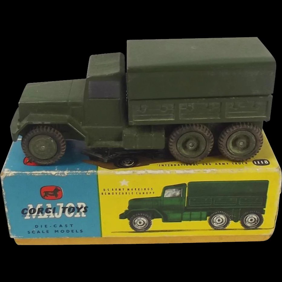 Corgi Major Toys No. 1118 - International 6x6 Army Truck