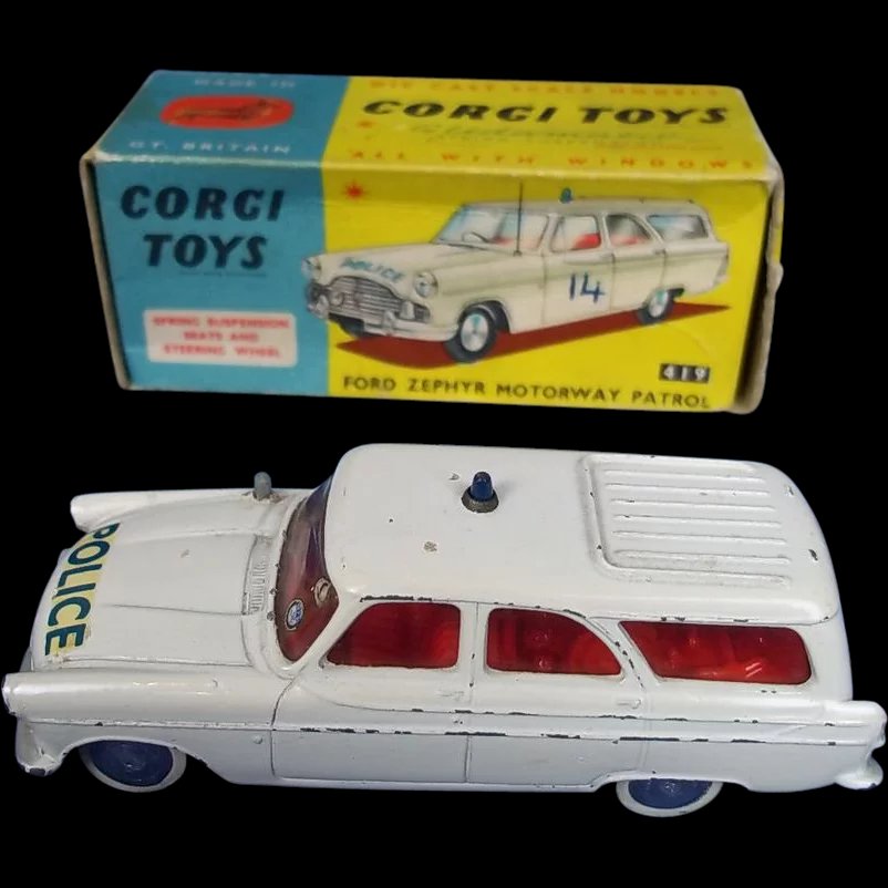 Corgi Toys 419 - Ford Zephyr Motorway Patrol 1960-65