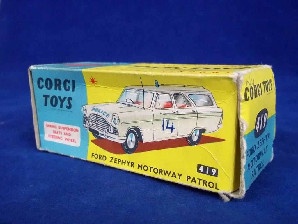 Corgi Toys 419 - Ford Zephyr Motorway Patrol 1960-65 - Image 7