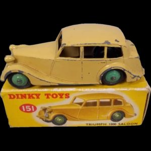 Dinky 151 - Triumph 1800 Saloon - Fawn - Boxed