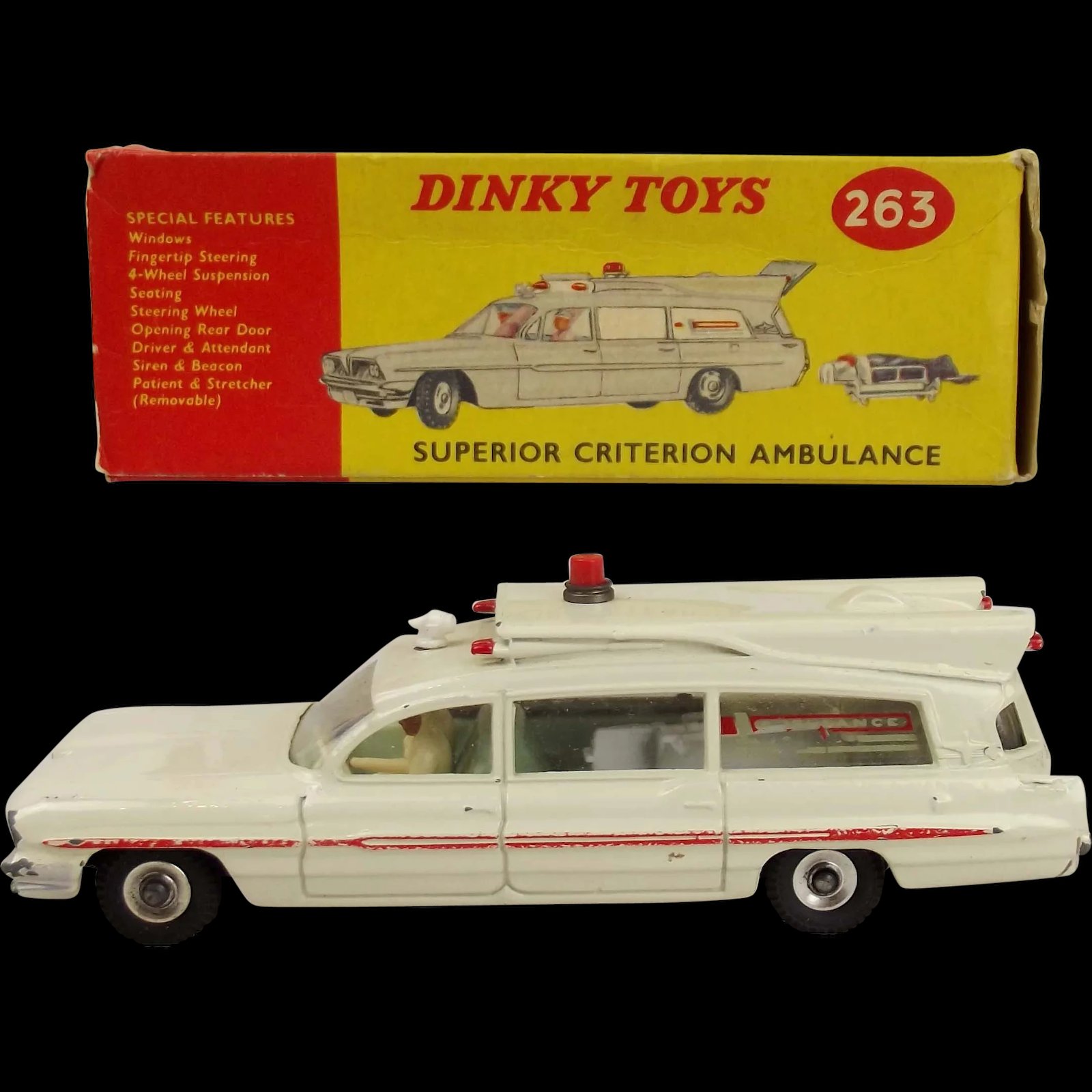 Dinky 263 Superior Criterion Ambulance - Boxed