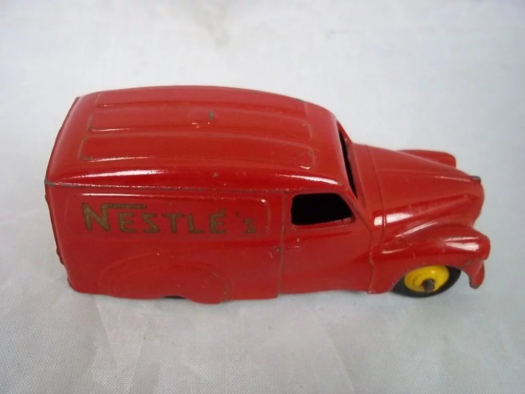 Dinky 471: Austin Van - Nestle's - Boxed - Red - 1955-60 - Image 5