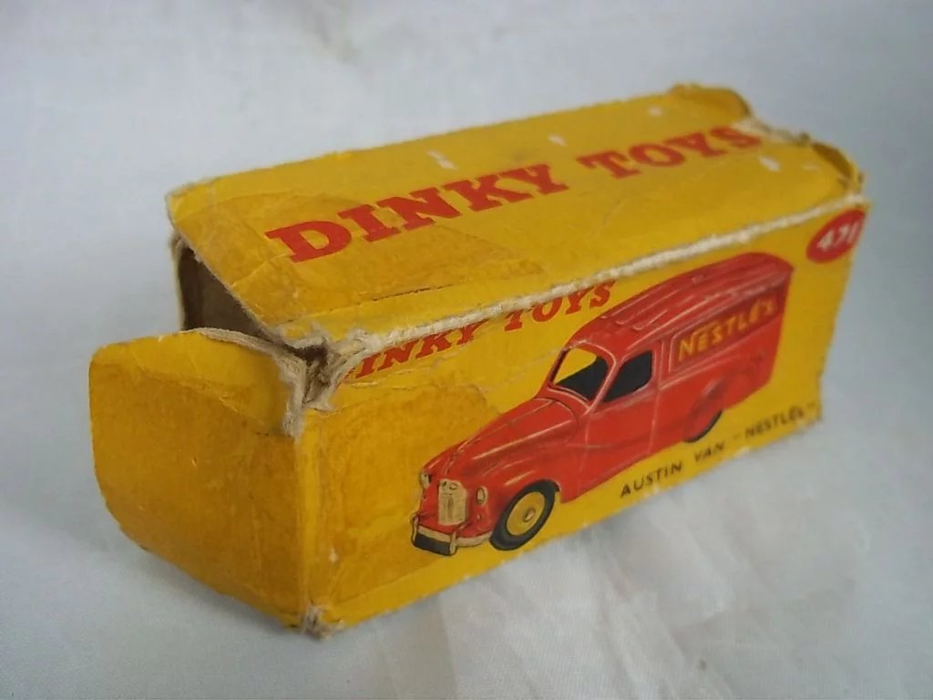 Dinky 471: Austin Van - Nestle's - Boxed - Red - 1955-60 - Image 9