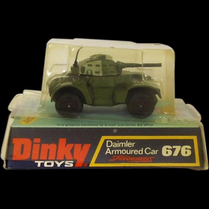Dinky 676 Daimler Armoured Car 1973-