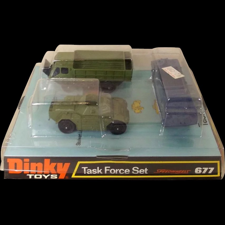 Dinky 677 Task Force Set Boxed (Contains #680, #681, #682)