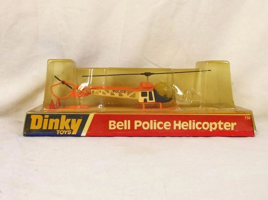 Dinky 732 Bell Police Helicopter - Image 2