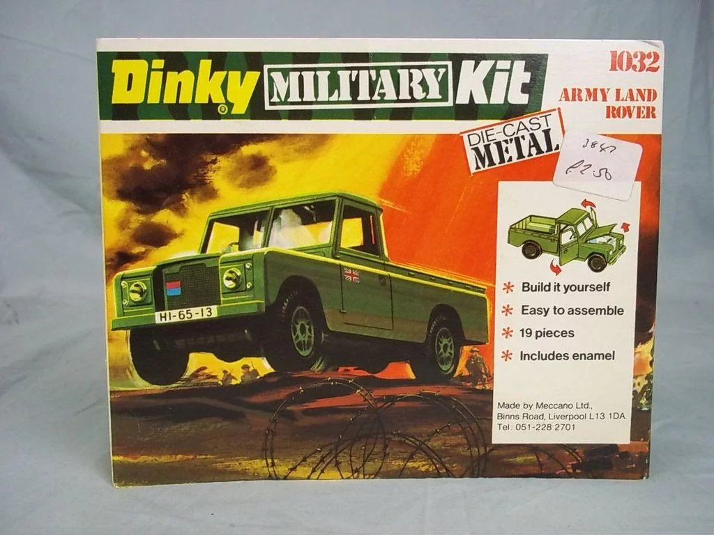Dinky Military Kit 1032 Army Land Rover, 1975, Unopened - Image 2
