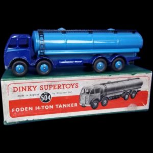 Dinky Supertoys No.504 Foden 14-ton Tanker 1st Type Cab Boxed