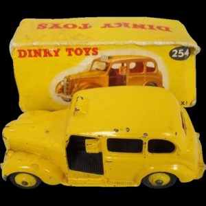 Dinky Toys 254 / 40H - Austin Taxi - Yellow - Boxed
