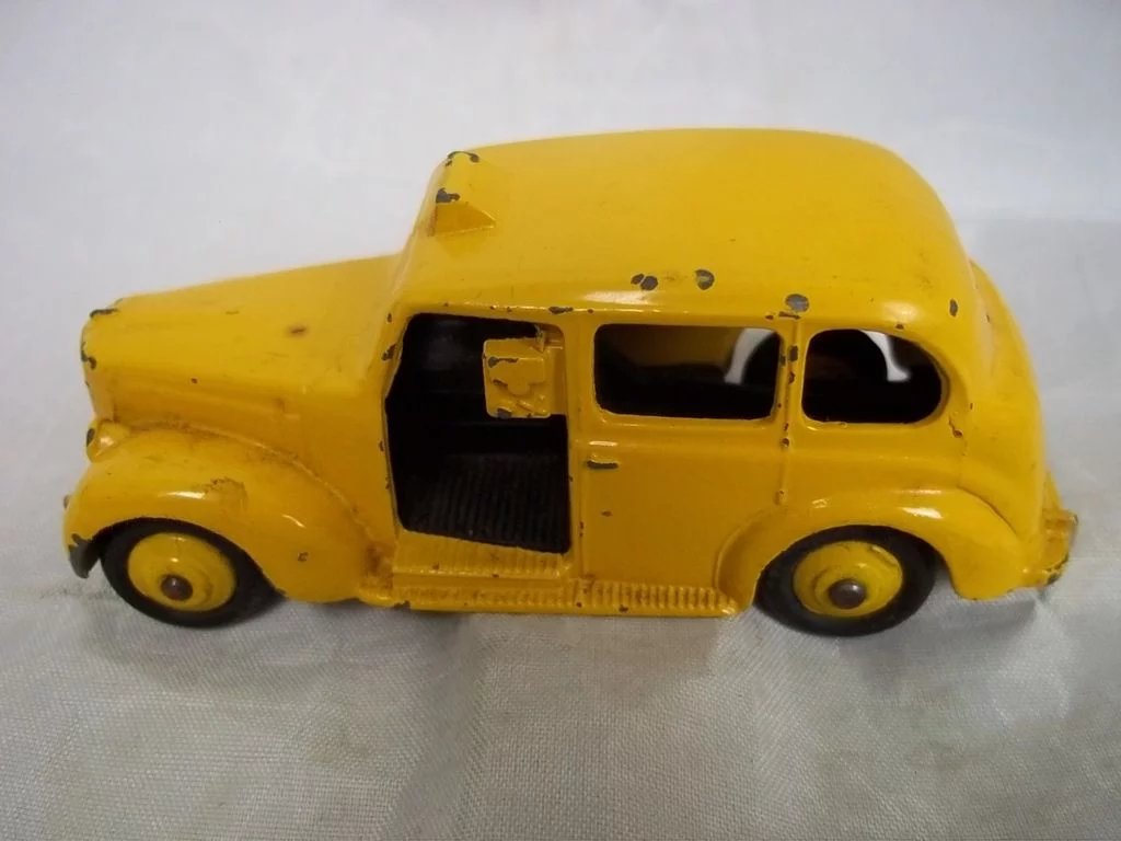 Dinky Toys 254 / 40H - Austin Taxi - Yellow - Boxed - Image 3