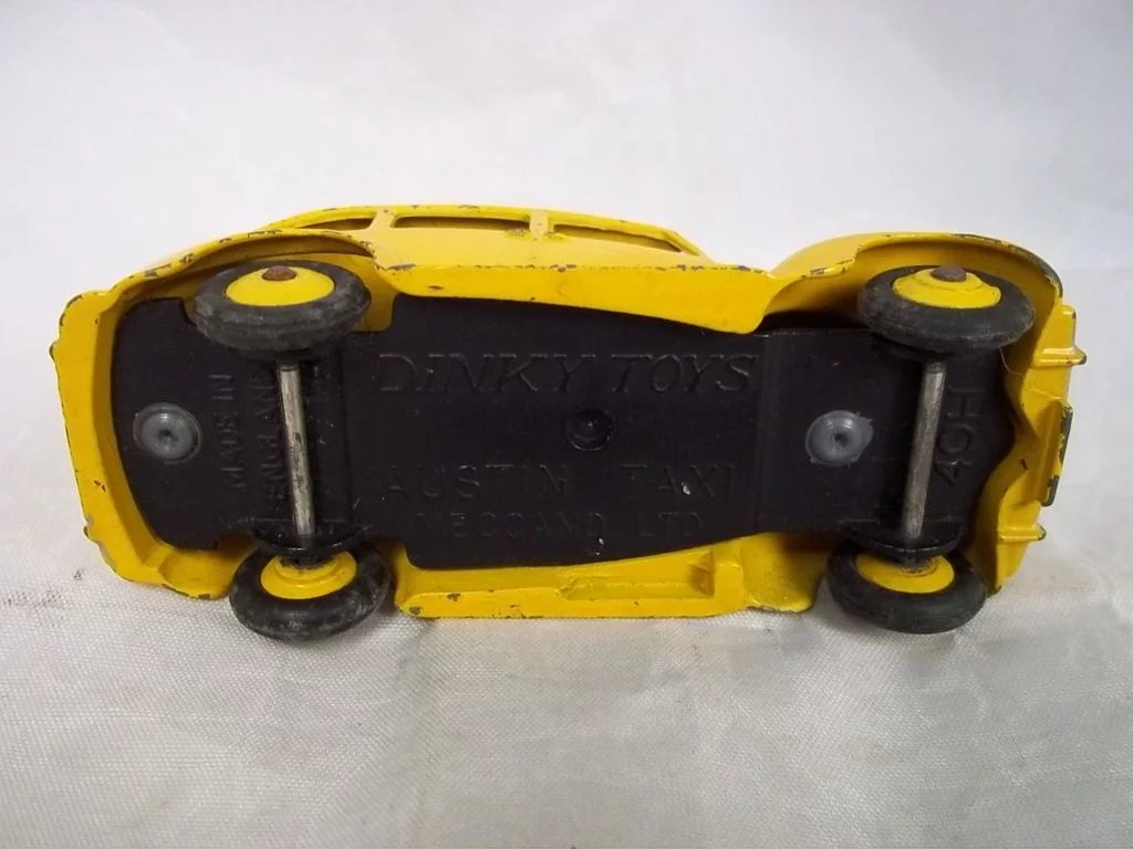 Dinky Toys 254 / 40H - Austin Taxi - Yellow - Boxed - Image 7