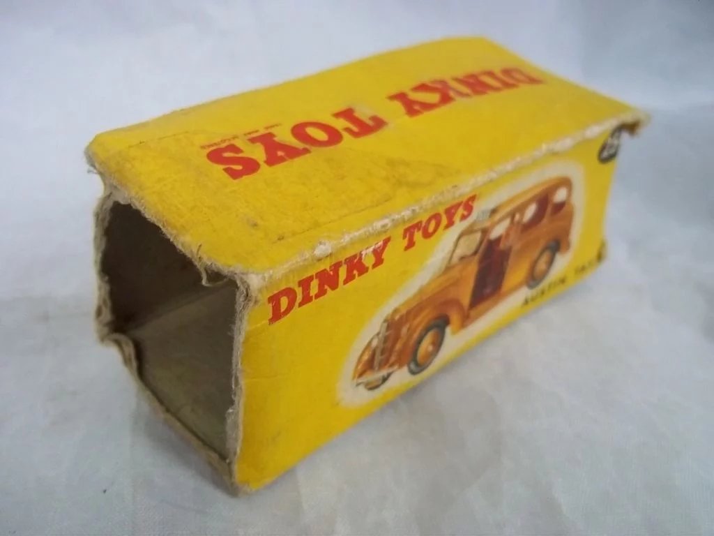 Dinky Toys 254 / 40H - Austin Taxi - Yellow - Boxed - Image 8