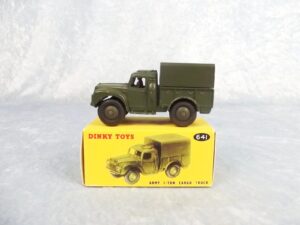 Dinky Toys 641 Army 1-Ton Cargo Truck 1954-61