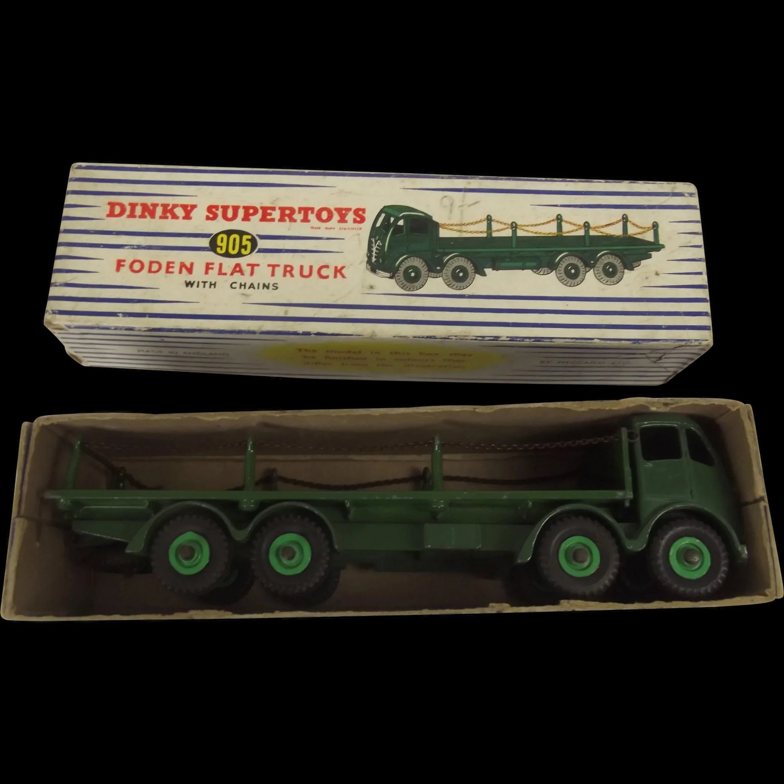 Dinky Toys 905 Foden Flat Truck With Chains