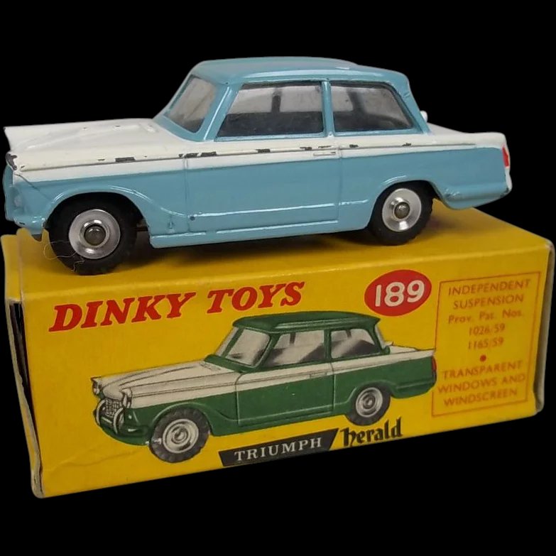 Dinky Toys No.189 Triumph Herald - Boxed - Pale Blue