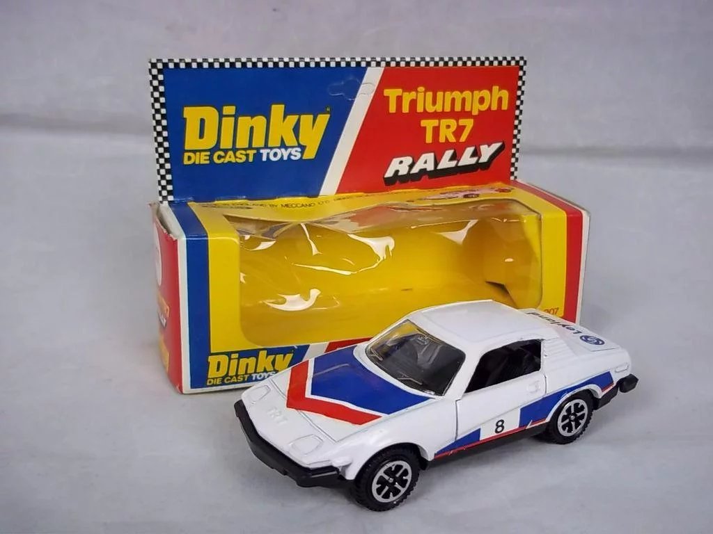 Dinky Toys No. 207 Triumph TR7 Rally, Boxed 1977-80 - Image 2