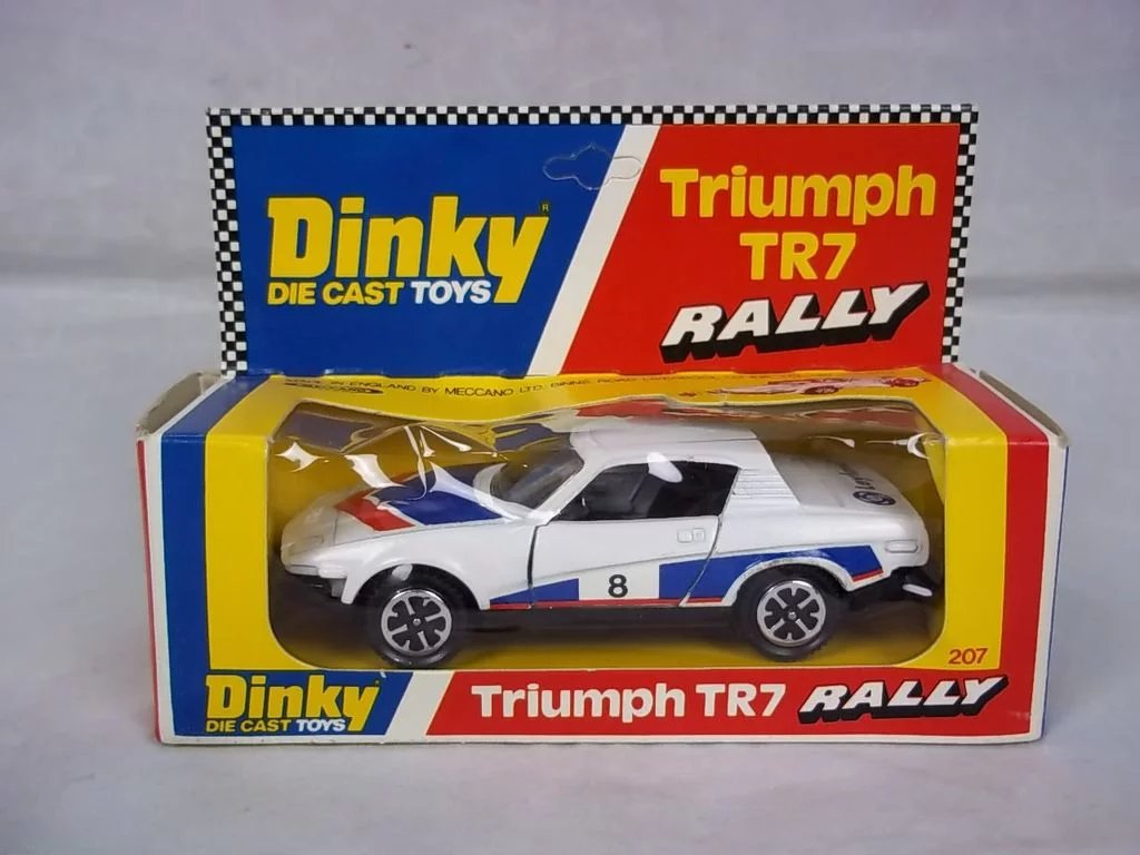 Dinky Toys No. 207 Triumph TR7 Rally, Boxed 1977-80 - Image 8