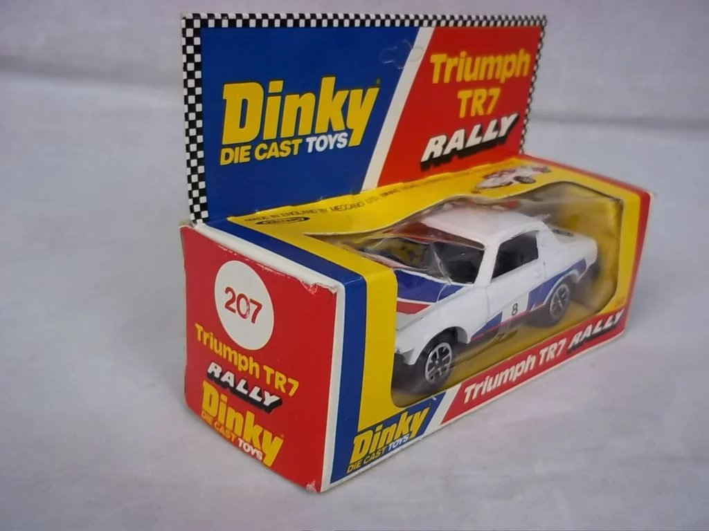 Dinky Toys No. 207 Triumph TR7 Rally, Boxed 1977-80 - Image 9