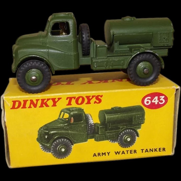 Dinky Toys No. 643 Army Water Tanker, Boxed