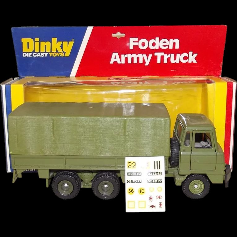 Dinky Toys No. 668 Foden Army Truck, Boxed #1
