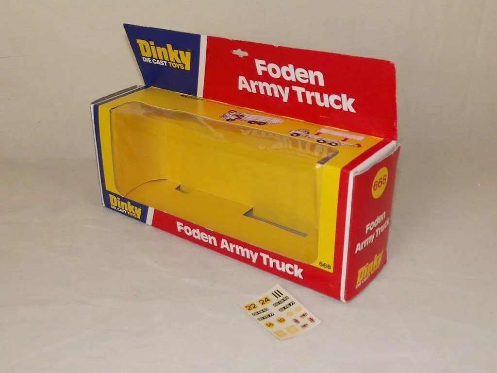 Dinky Toys No. 668 Foden Army Truck, Boxed #1 - Image 8