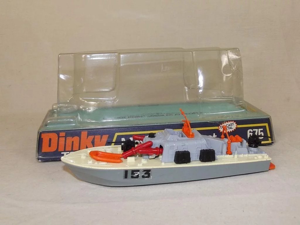Dinky Toys No. 675 Motor Patrol Boat With Three Missiles, Boxed - Image 2