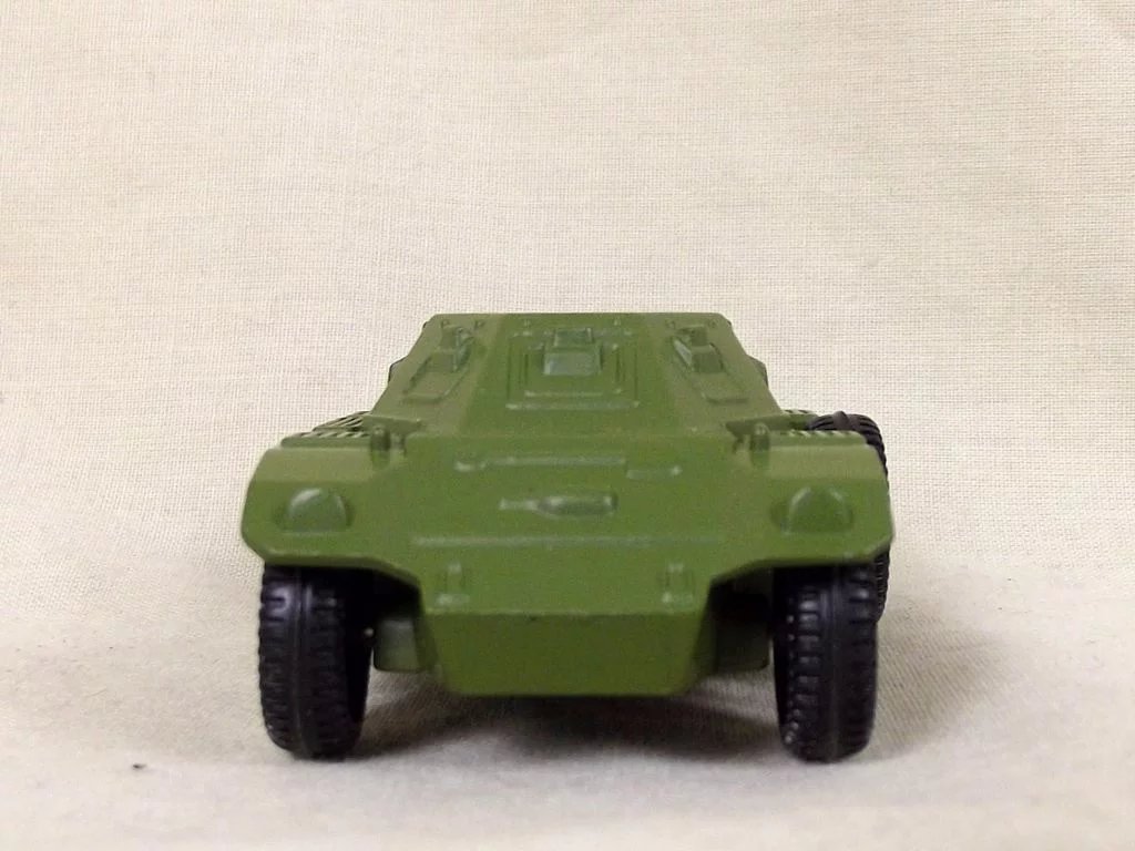Dinky Toys No. 680 Green Version Ferret Armoured Car, Boxed #2 - Image 4