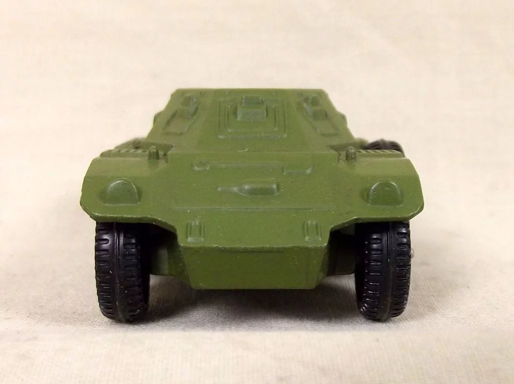 Dinky Toys No. 680 Green Version Ferret Armoured Car, Boxed #3 - Image 5