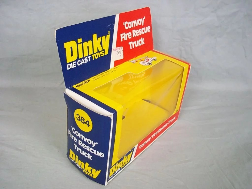 Dinky #384: Convoy Fire Rescue Truck - Boxed - 1977-79 VNMIB - Image 9