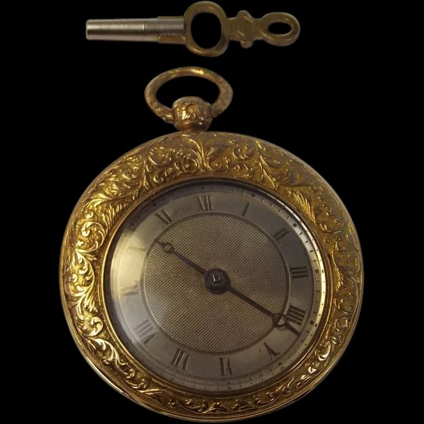 Early 19th Century 18ct French Gold Charles Oudin Pocket Watch