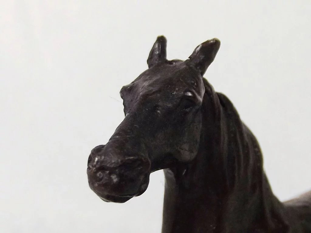 Early 20th Century Bronze Figure Of A Horse On A Marble Base - Image 6