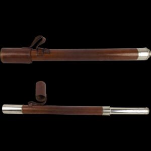 Early 20th Century Home Fleet Reserve Leather Bound Telescope