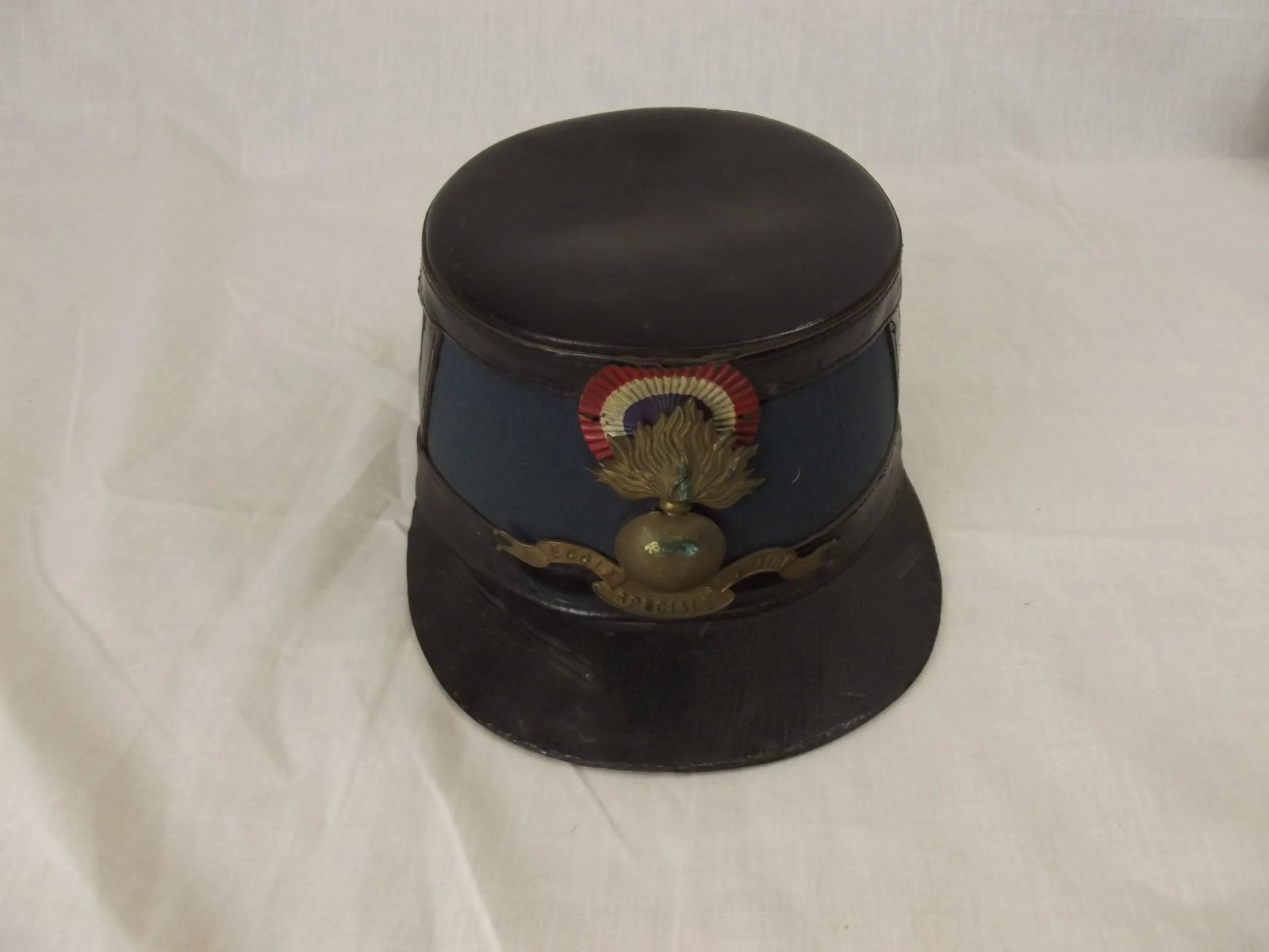 Early 20th Century WW1 French M1872 Military School Shako #1
