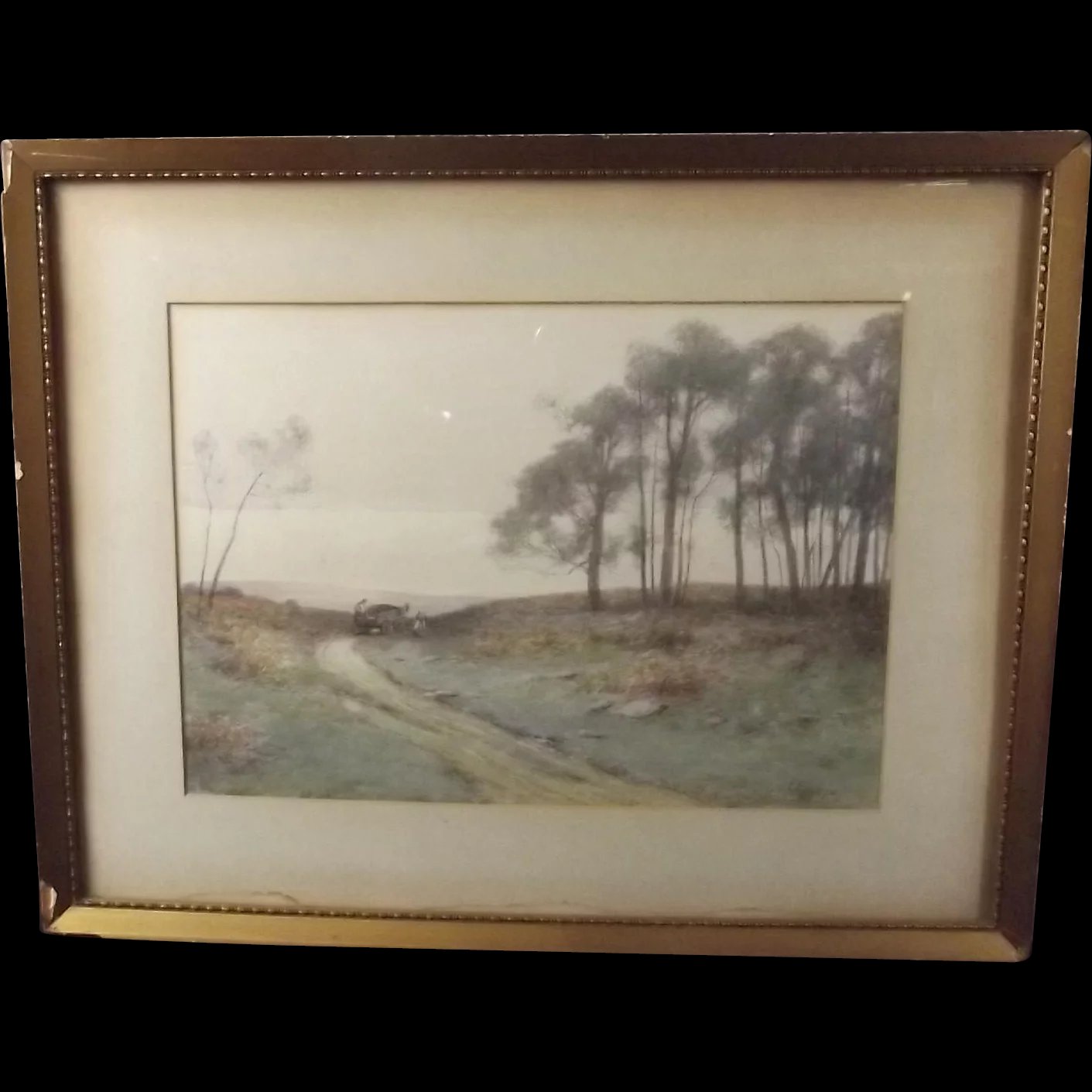 Early 20thC Framed Watercolour Of A Countryside Scene By H English