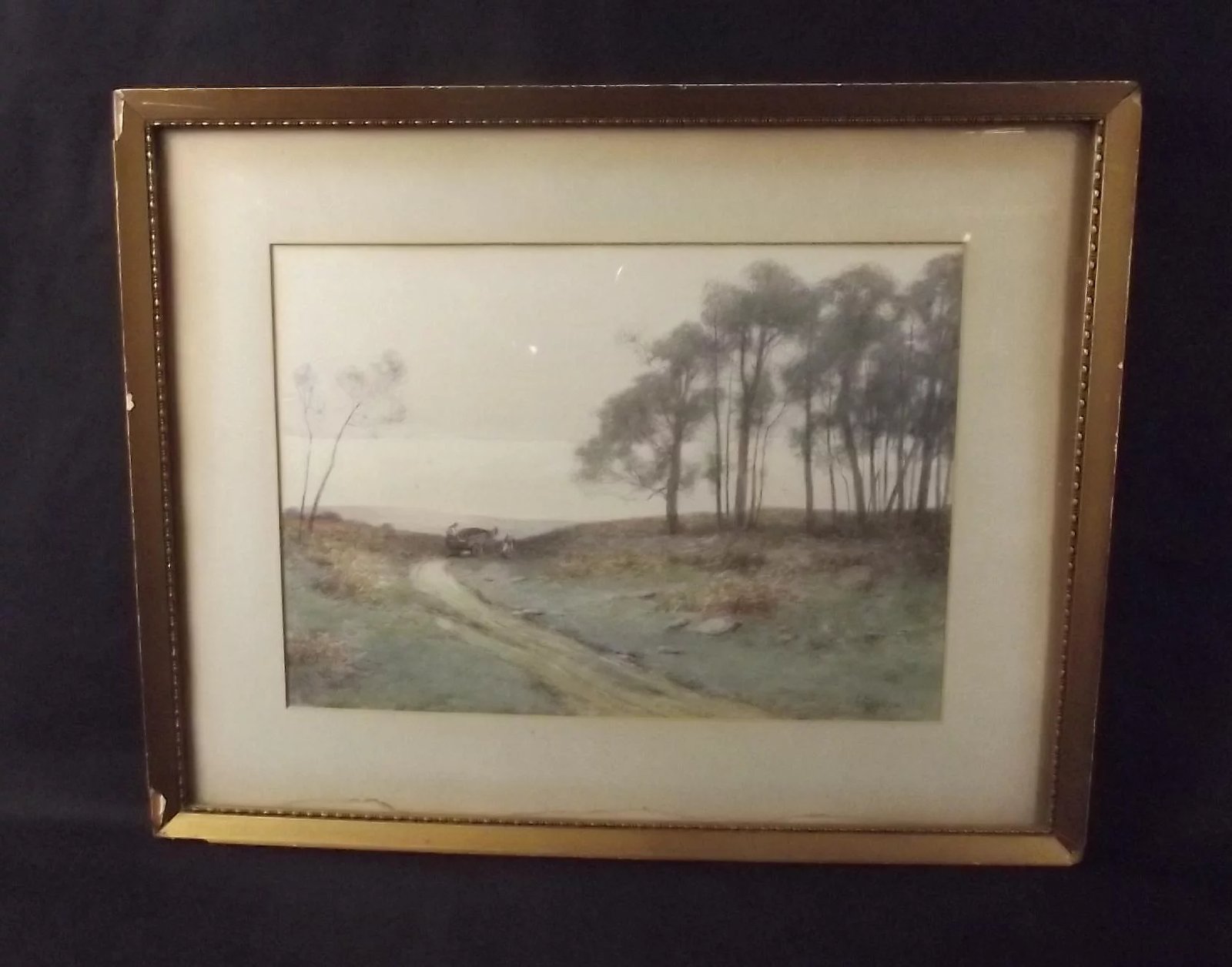 Early 20thC Framed Watercolour Of A Countryside Scene By H English - Image 2