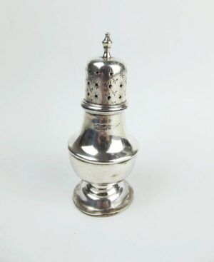 Early Edwardian Silver Sugar Shaker Sheffield 1901