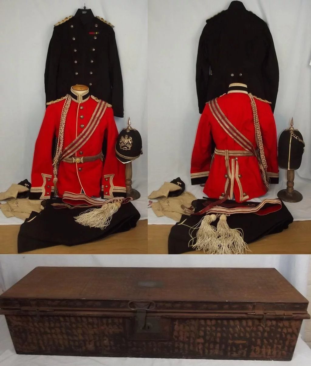 Edward VII Pattern Royal Engineers Col. Sir Edward Thomas Cotton-Jodrell Uniform - Image 2