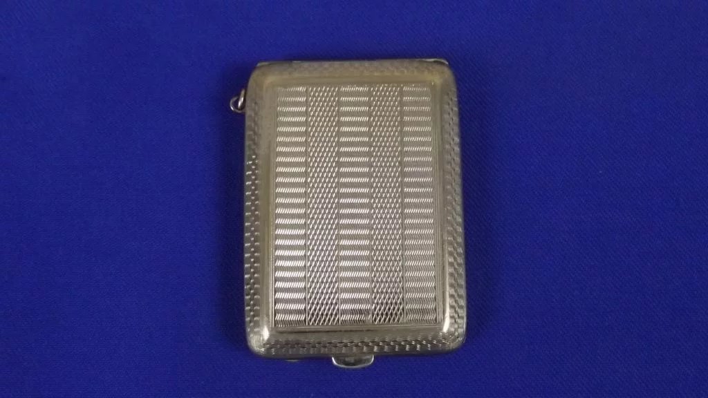 Edwardian Brass Vesta Case With Faux Tortoise Shell Inlay - Image 3