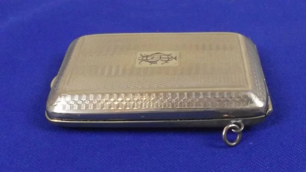 Edwardian Brass Vesta Case With Faux Tortoise Shell Inlay - Image 7