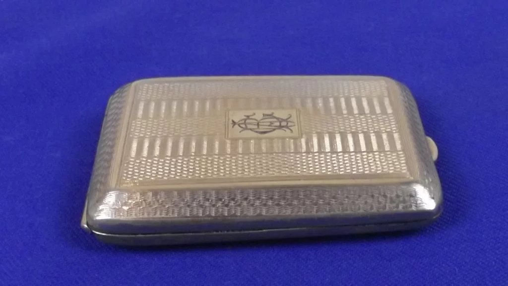 Edwardian Brass Vesta Case With Faux Tortoise Shell Inlay - Image 8