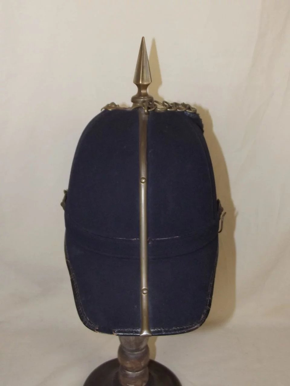Edwardian Dorsetshire Regiment Spiked Blue Cloth Helmet - Image 4