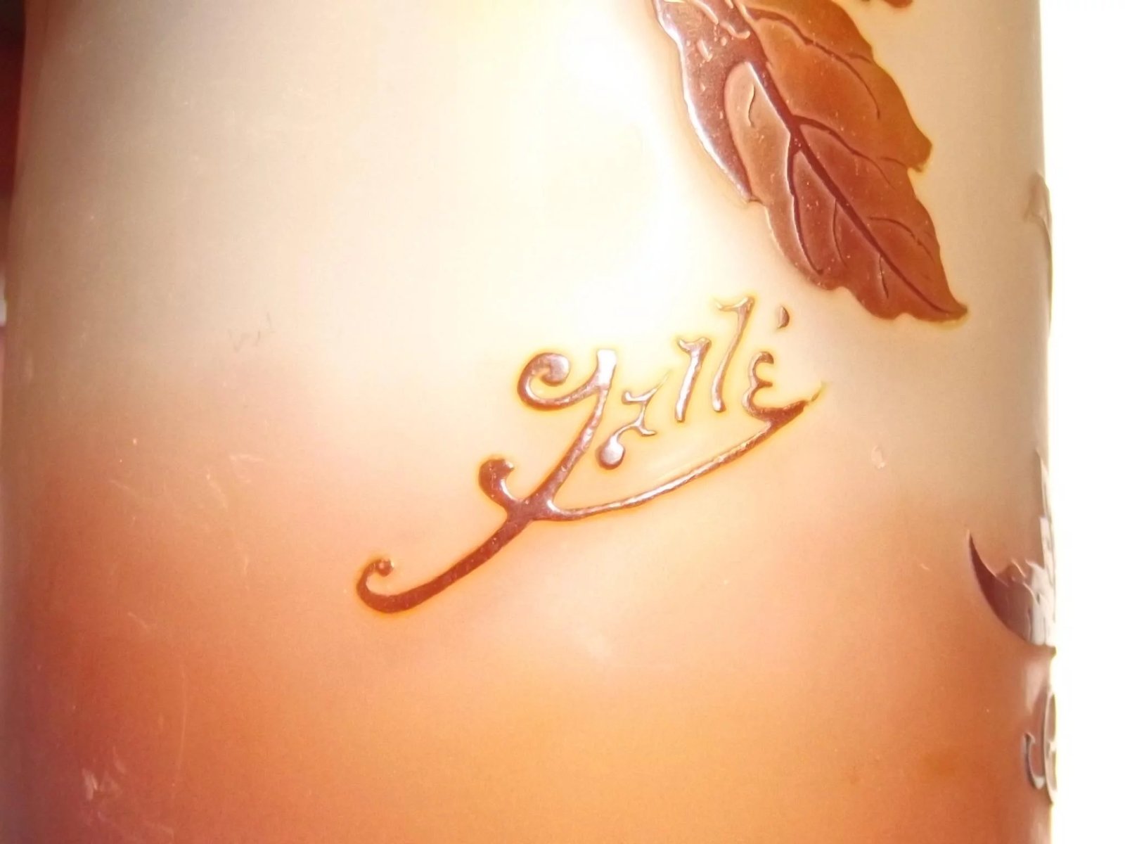 Emile Gallé (1846-1904) Cameo Glass Vase With Wild Vine Decoration - Image 10