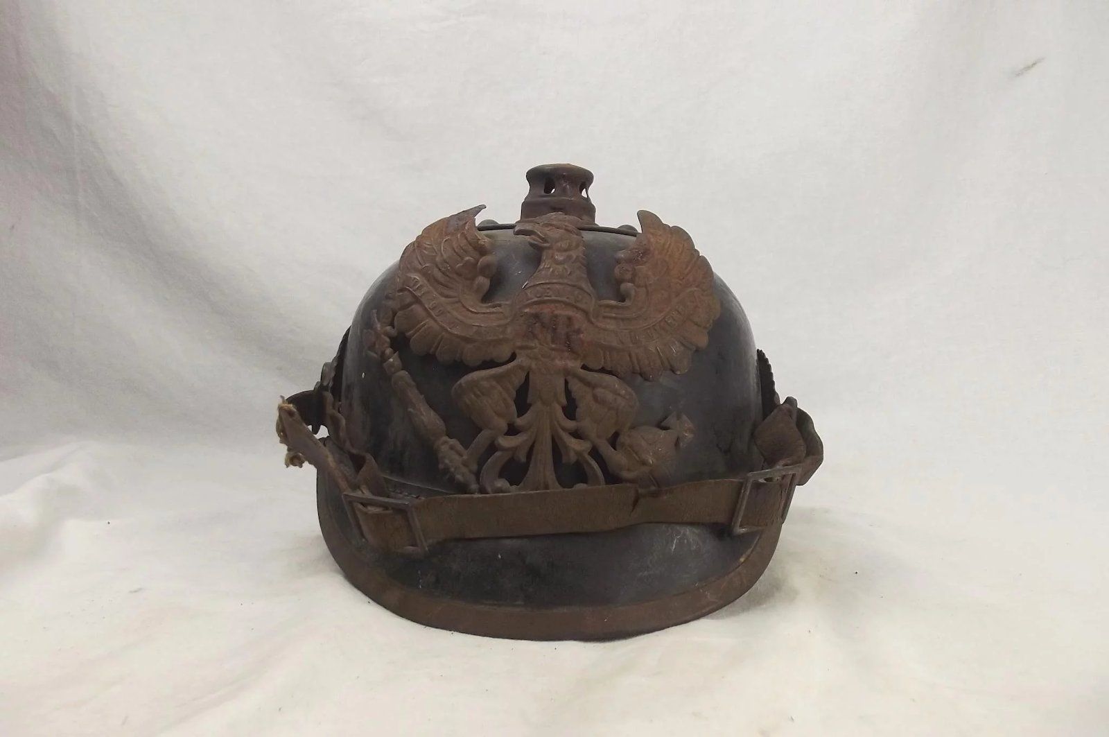 Ex M.Baldwin Collection Battlefield Pickup Relic M1895 Pickelhaube Helmet - Image 2
