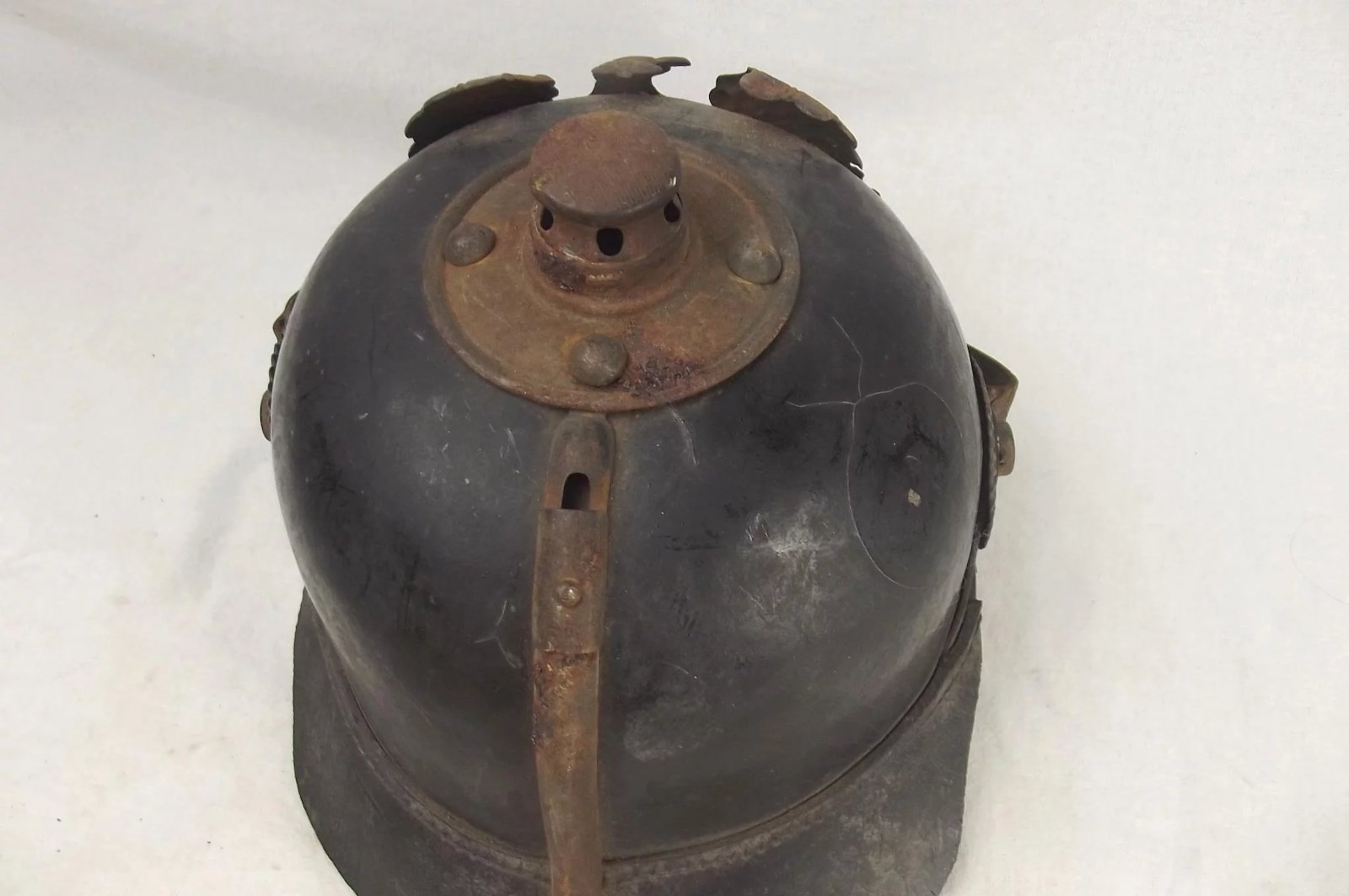 Ex M.Baldwin Collection Battlefield Pickup Relic M1895 Pickelhaube Helmet - Image 5