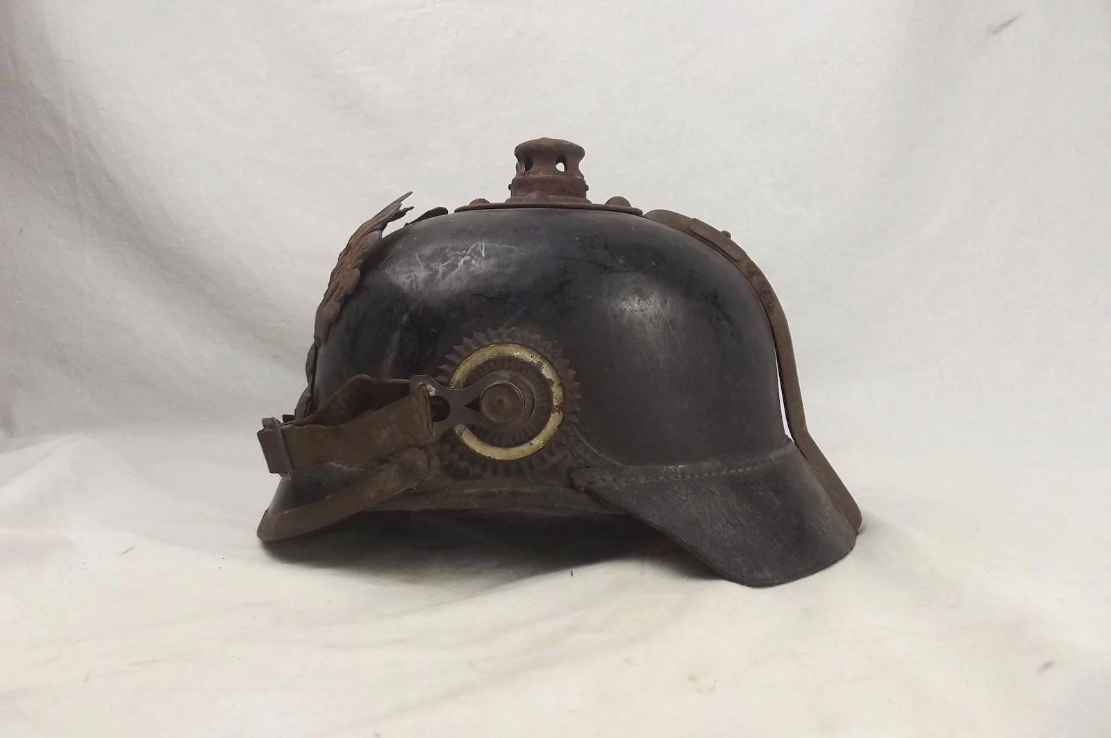 Ex M.Baldwin Collection Battlefield Pickup Relic M1895 Pickelhaube Helmet - Image 6
