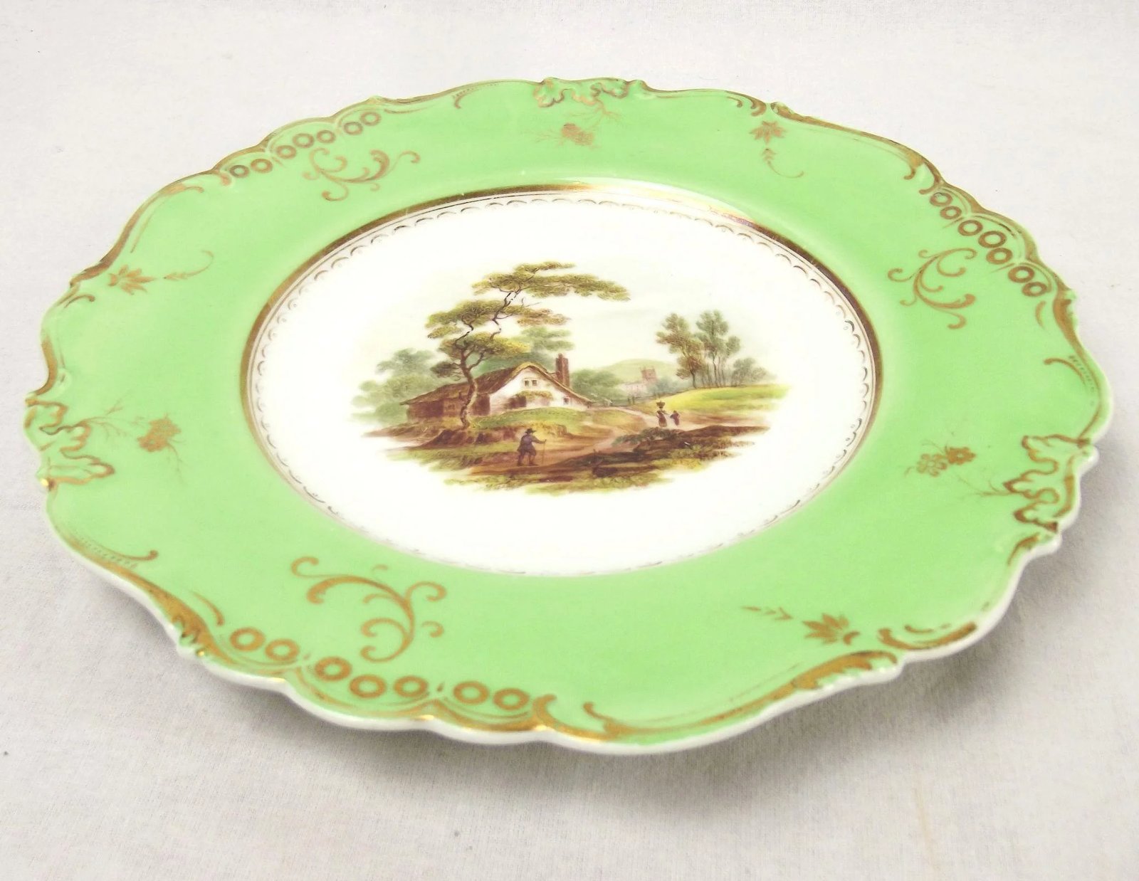 Exquisite Ridgeway Hand Painted Porcelain Plate - Image 2