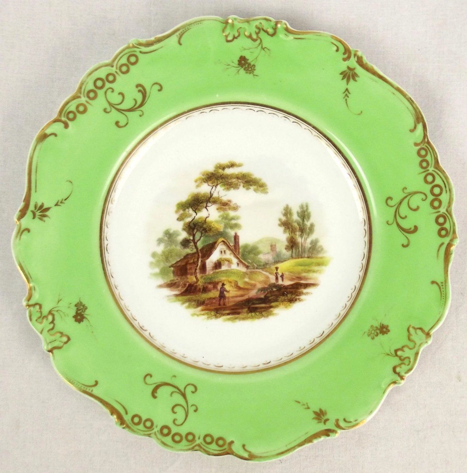 Exquisite Ridgeway Hand Painted Porcelain Plate