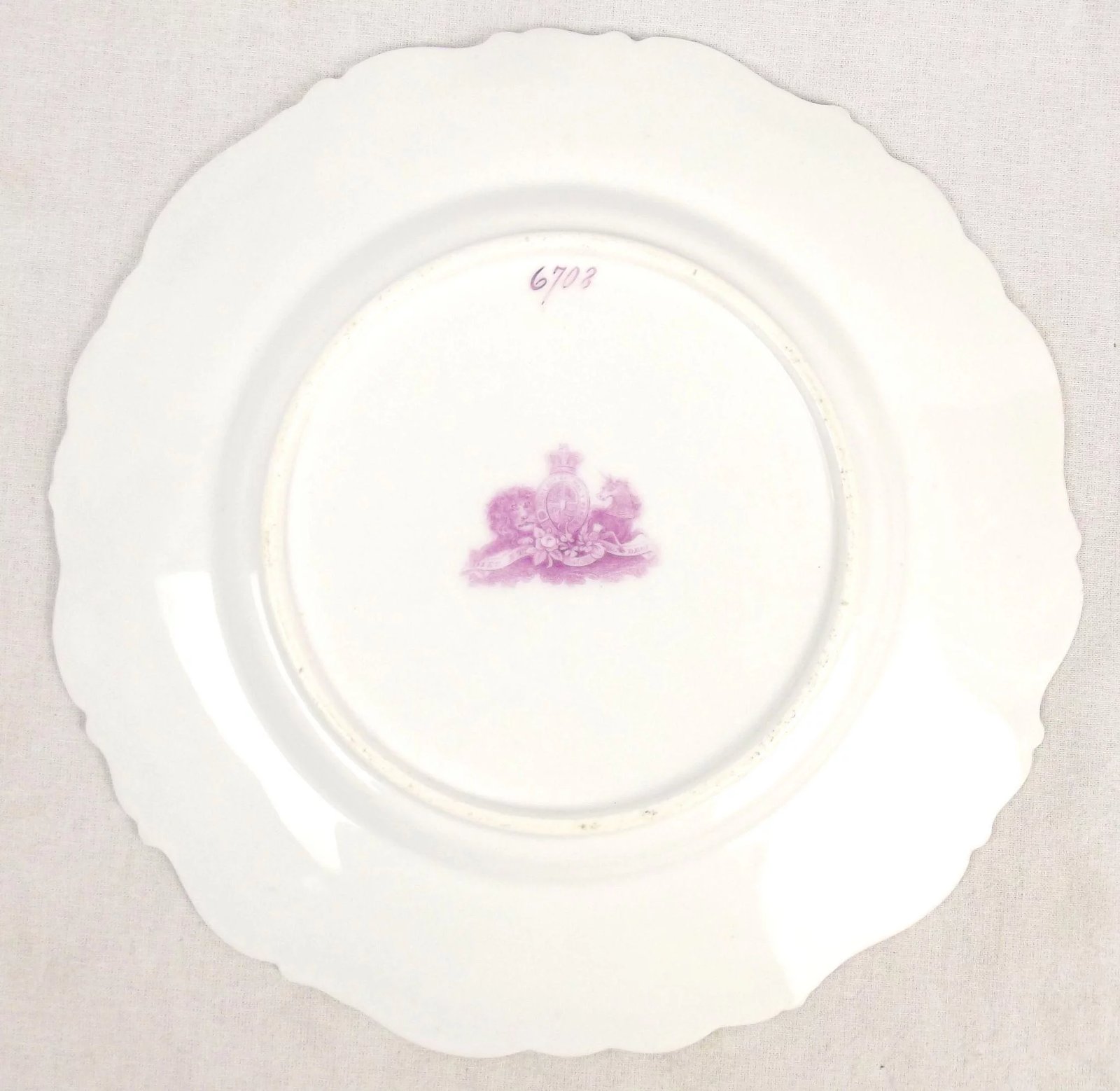 Exquisite Ridgeway Hand Painted Porcelain Plate - Image 3