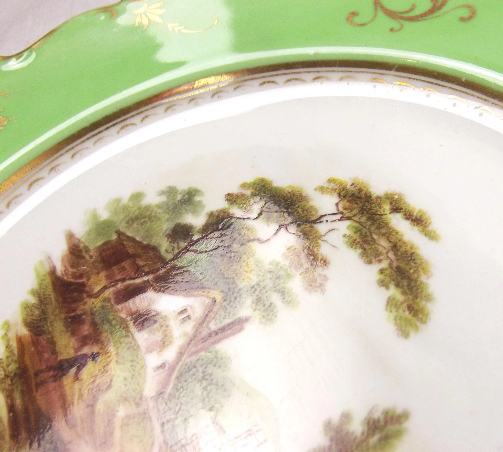 Exquisite Ridgeway Hand Painted Porcelain Plate - Image 8