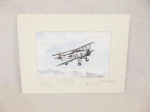 Fairey Swordfish Aircraft Acyrilc Painting (Signed By 4 British WW2 Aircrew) By Robert Bearman